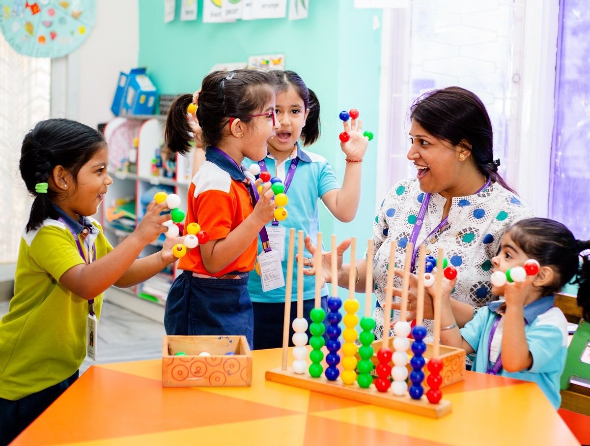Indian toddlers at Blessed Valley Preschool Virar